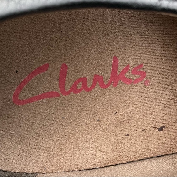 Clarks Stinson Lo Shoes Mens 13 M Black Leather Mocs Lace up Casual Comfort - Picture 12 of 15